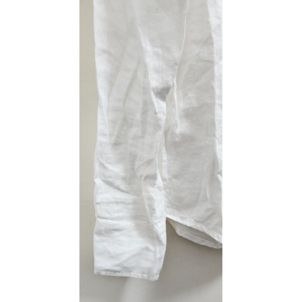 BAIRD McNUTT IRISH LINEN for J.CREW Wren Slim Shirt Size 2 - Picture 7 of 13